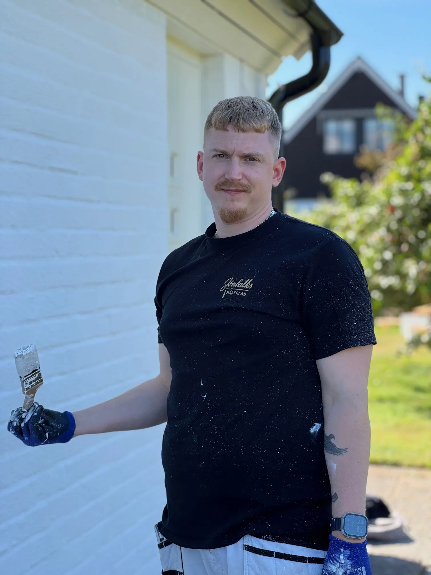 Kristian Jönfalk - grundare och målarmästare på Jönfalks Måleri i Helsingborg