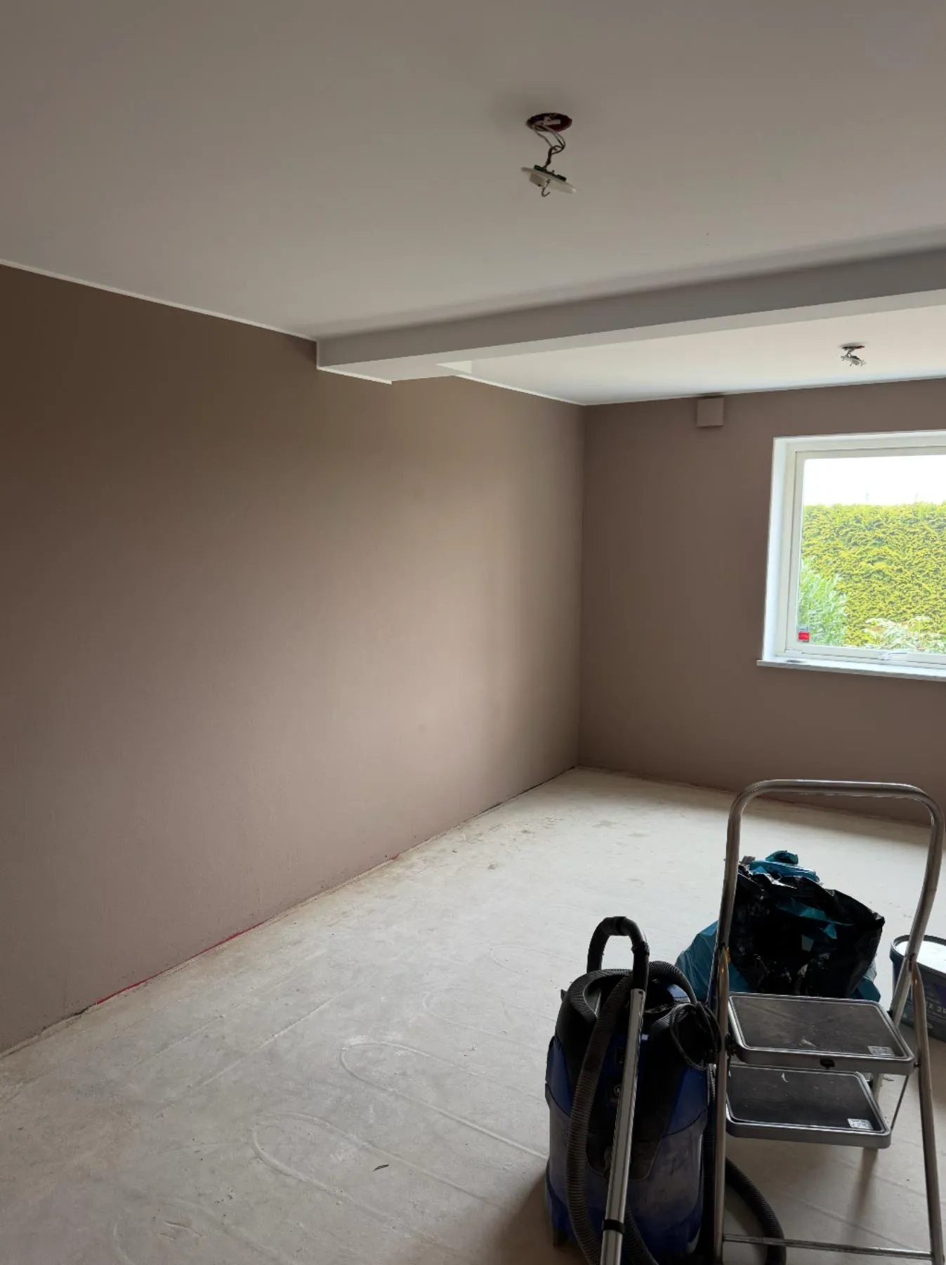 Putsad fasad målning i Helsingborg